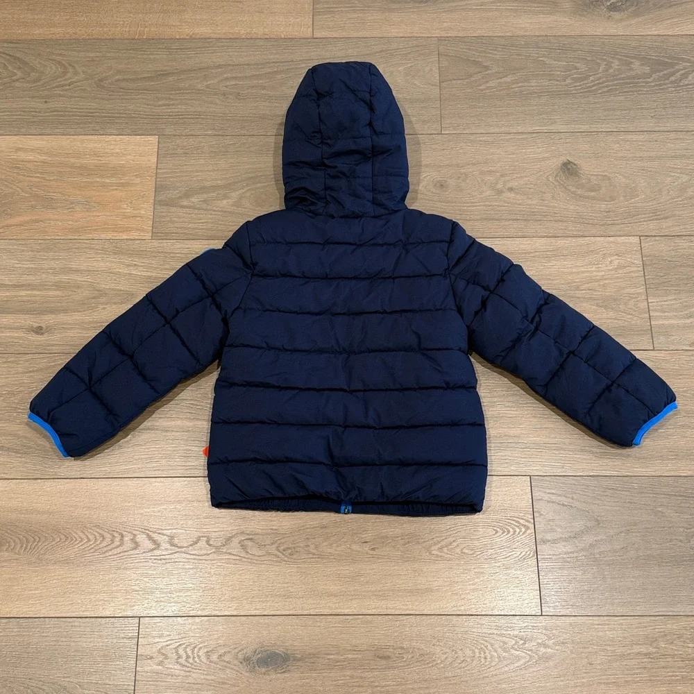 GERRY Navy Blue Lined Bubble Jacket‎ Full Zip Winter Warm Cozy Coat Size Boys 6